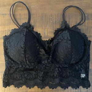 Black Lace Bralette Size L-XL